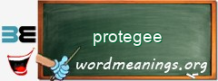 WordMeaning blackboard for protegee